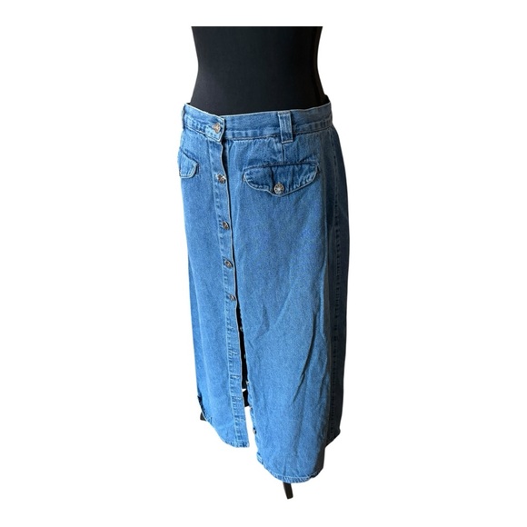 Austin Harris Women's Straight/Pencil Denim Skirt - Picture 3 of 7